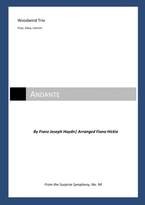 Book cover for Andante: From the Surprise Symphony