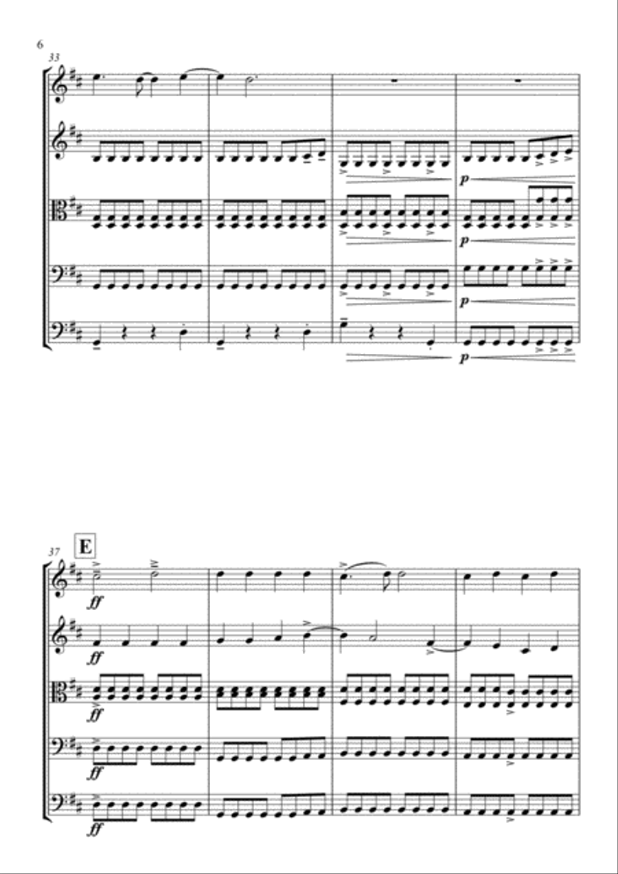 Mr. Brightside Cello scores gallery preview page 6
