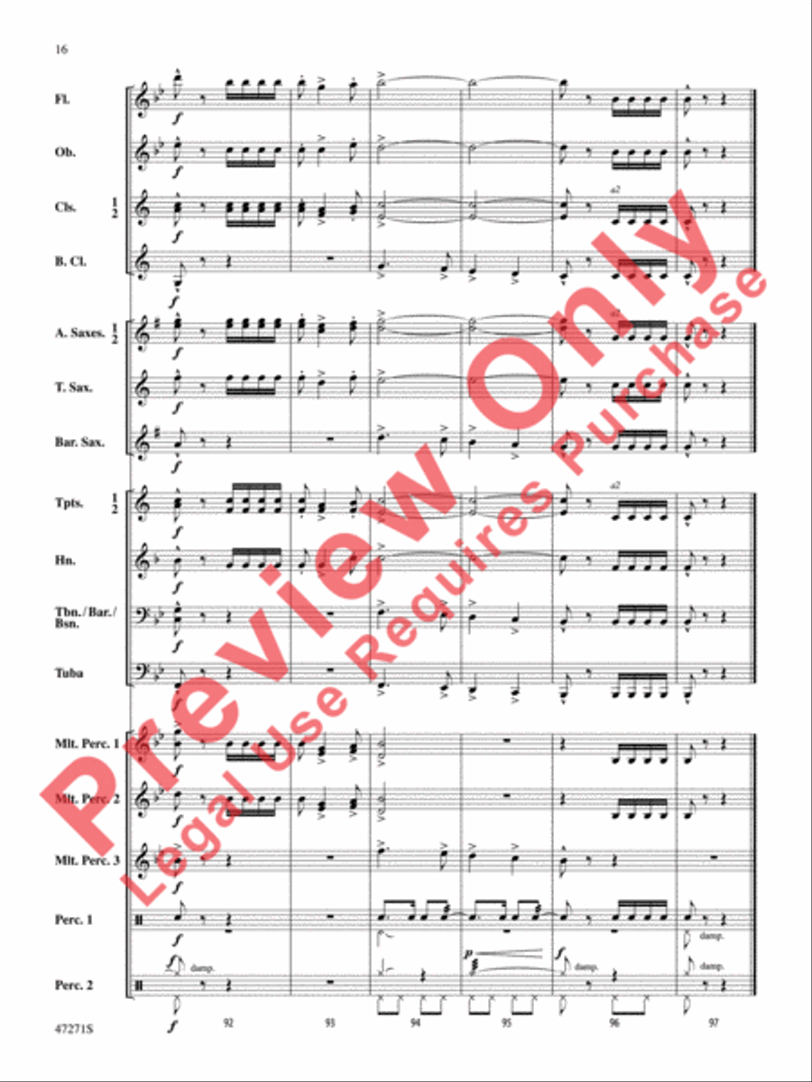 'Tis the Season 'Tis the Season Concert Band scores gallery preview page 17