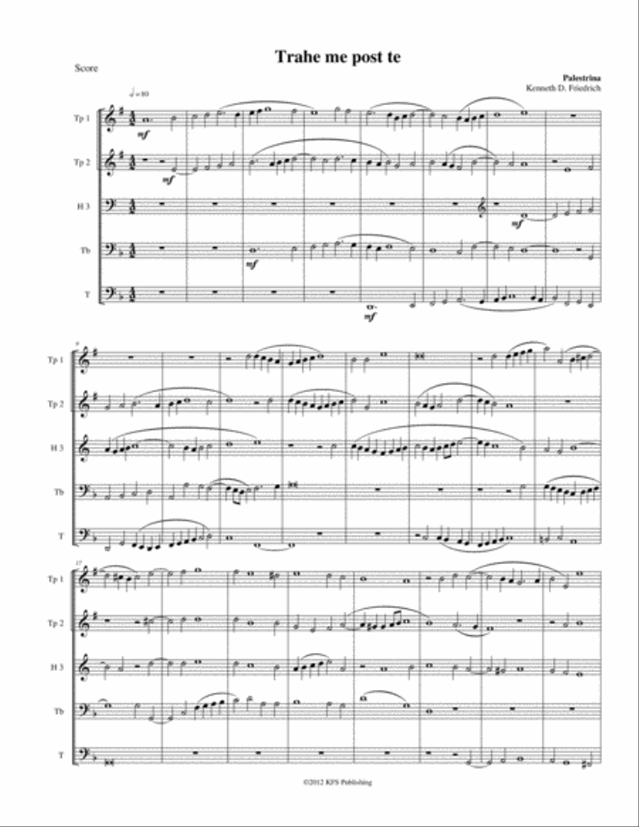 Canticum Cantorum Brass Ensemble scores gallery preview page 6