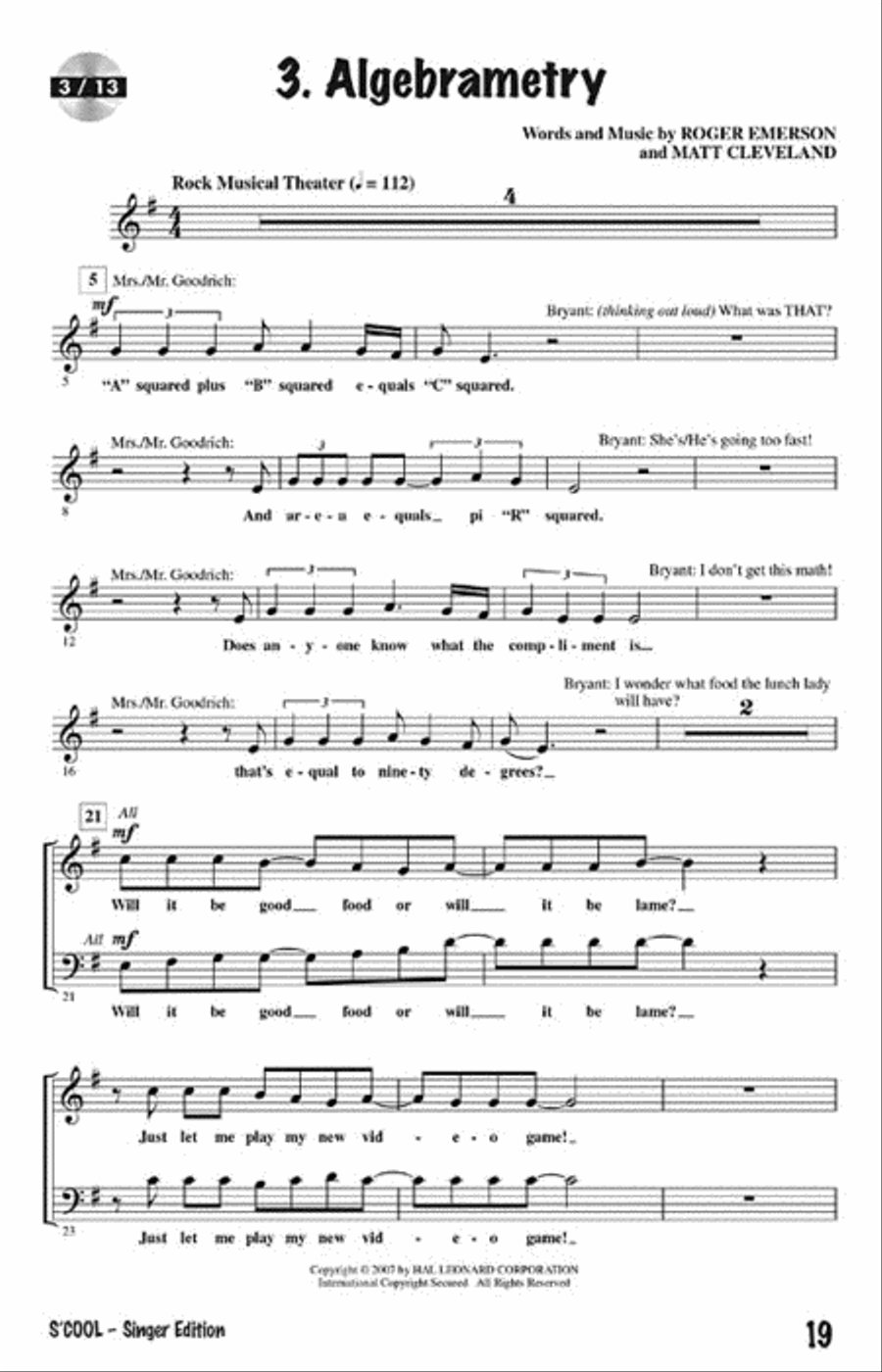 S'Cool: A Teenage Pop/Rock Musical Choir scores gallery preview page 4