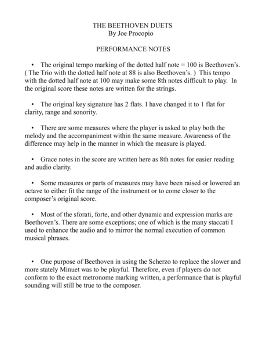 THE BEETHOVEN DUETS FOR CELLO VOLUME 2 SCHERZI 4, 5 and 6 String Duet scores gallery preview page 4