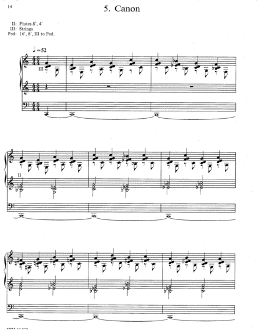 Partita on St. Anne Partita on St. Anne Organ scores gallery preview page 7