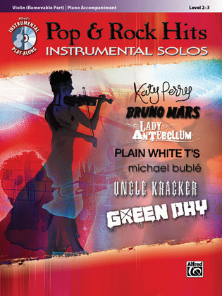 Book cover for Pop & Rock Hits Instrumental Solos for Strings