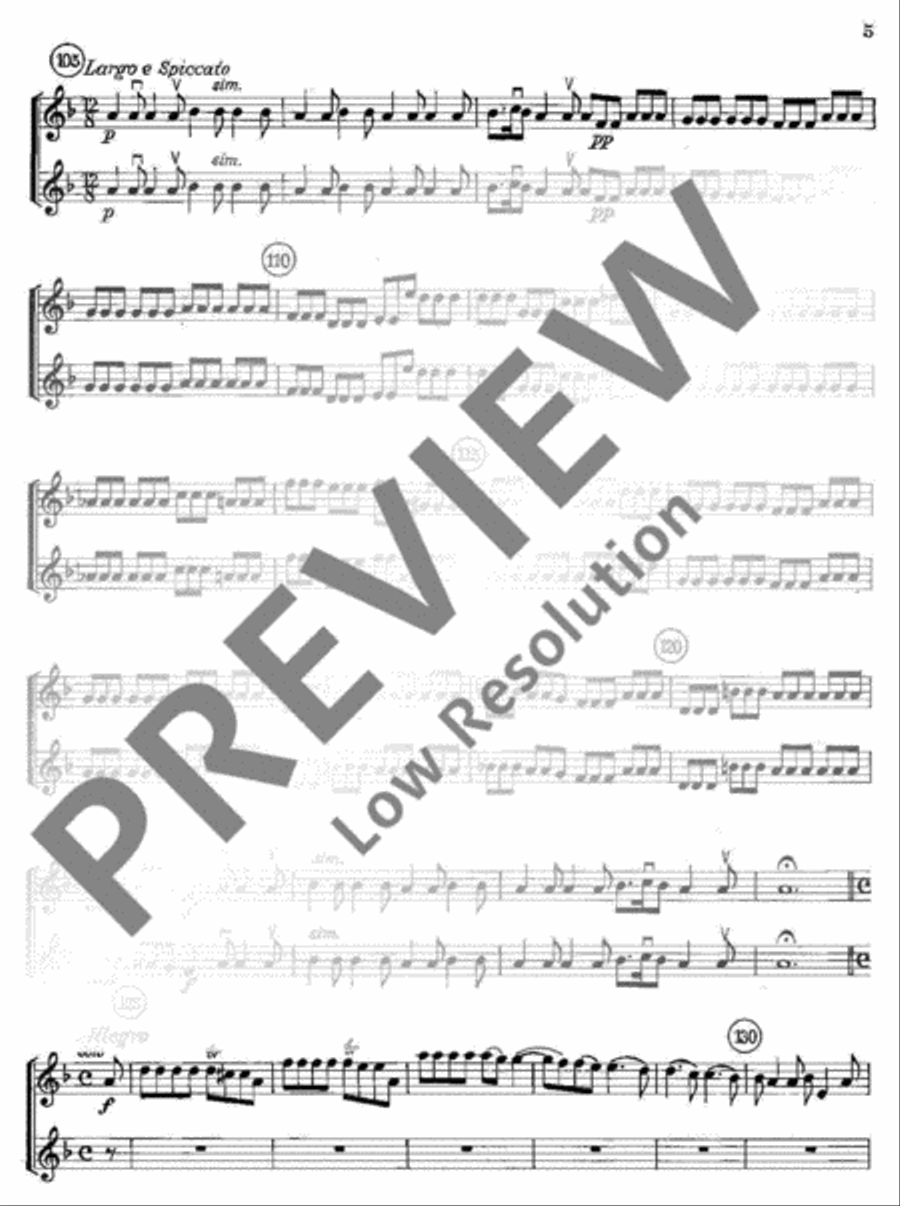 L'Estro Armonico L'Estro Armonico Violin Solo scores gallery preview page 6