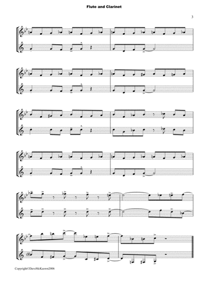 10 Blues Duets for Flute and Clarinet image number null