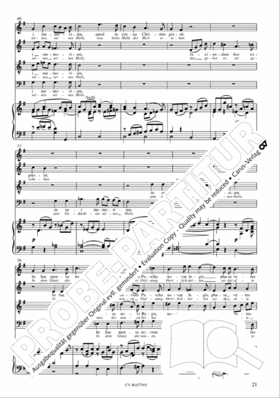 Lauda Sion Lauda Sion 4-Part scores gallery preview page 26