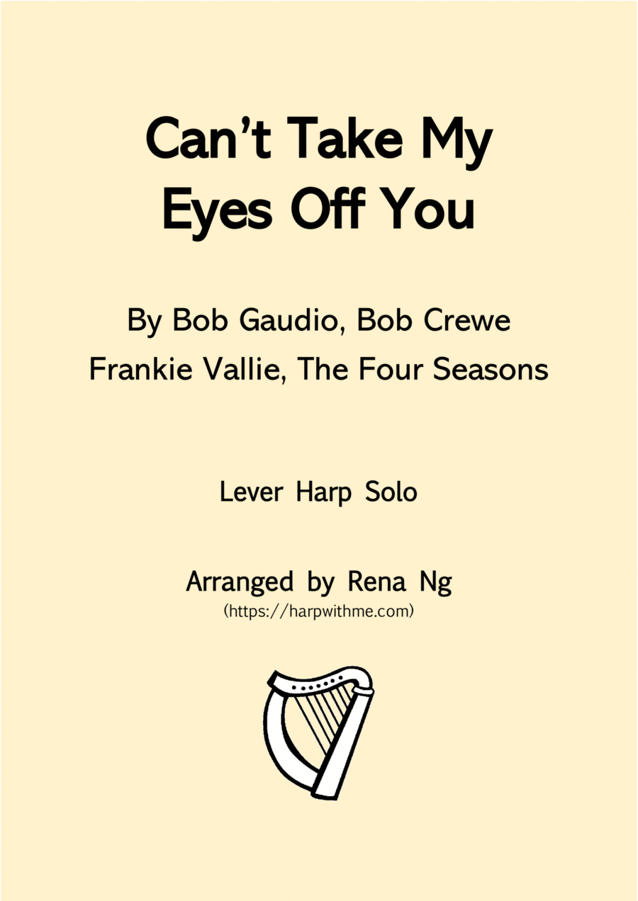 Can't Take My Eyes Off Of You Harp scores gallery preview page 1