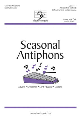 Book cover for Seasonal Antiphons