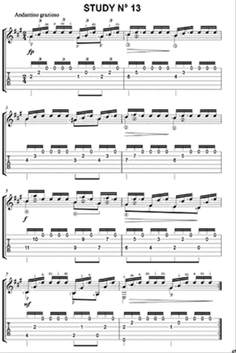 Matteo Carcassi: 25 Melodious and Progressive Studies op. 60 Classical Guitar scores gallery preview page 3