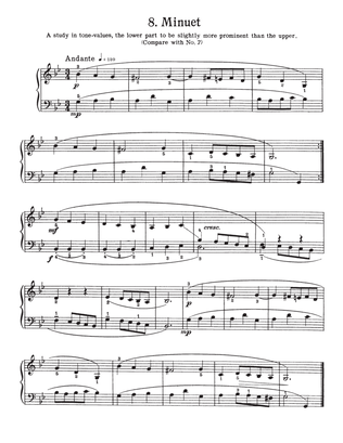 Book cover for Minuet II In G Minor, BWV 822