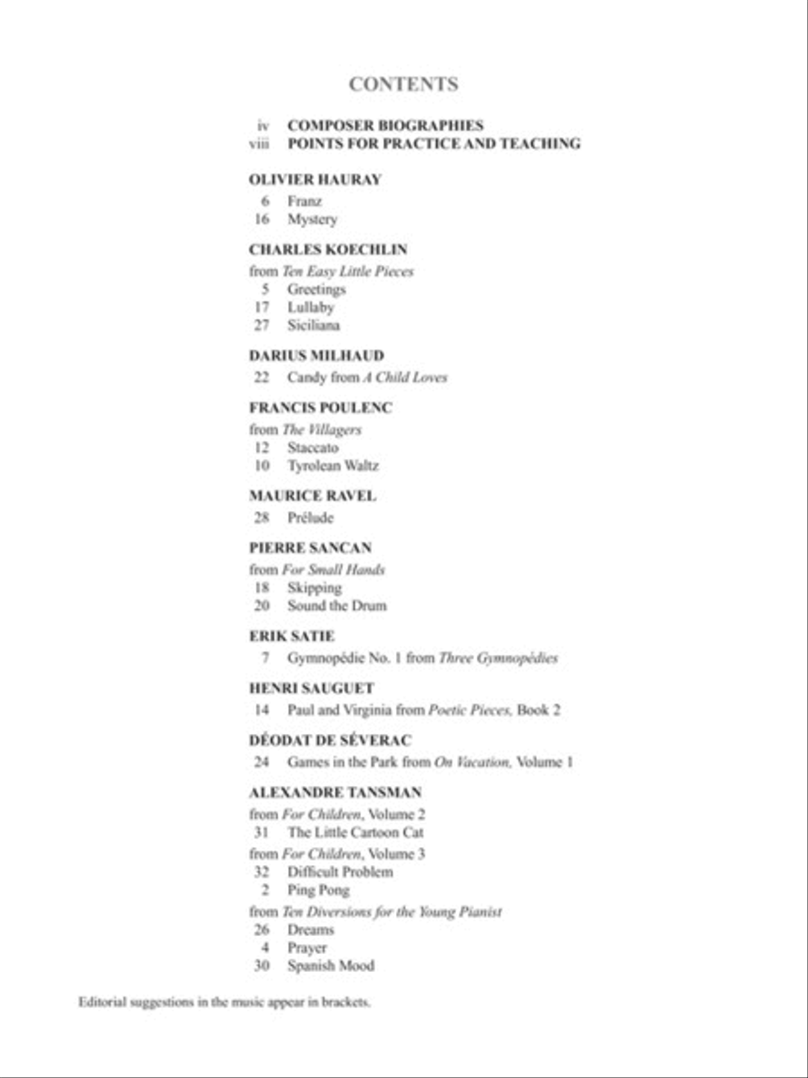 Bonjour, Piano! – Intermediate Level Piano Solo scores gallery preview page 3