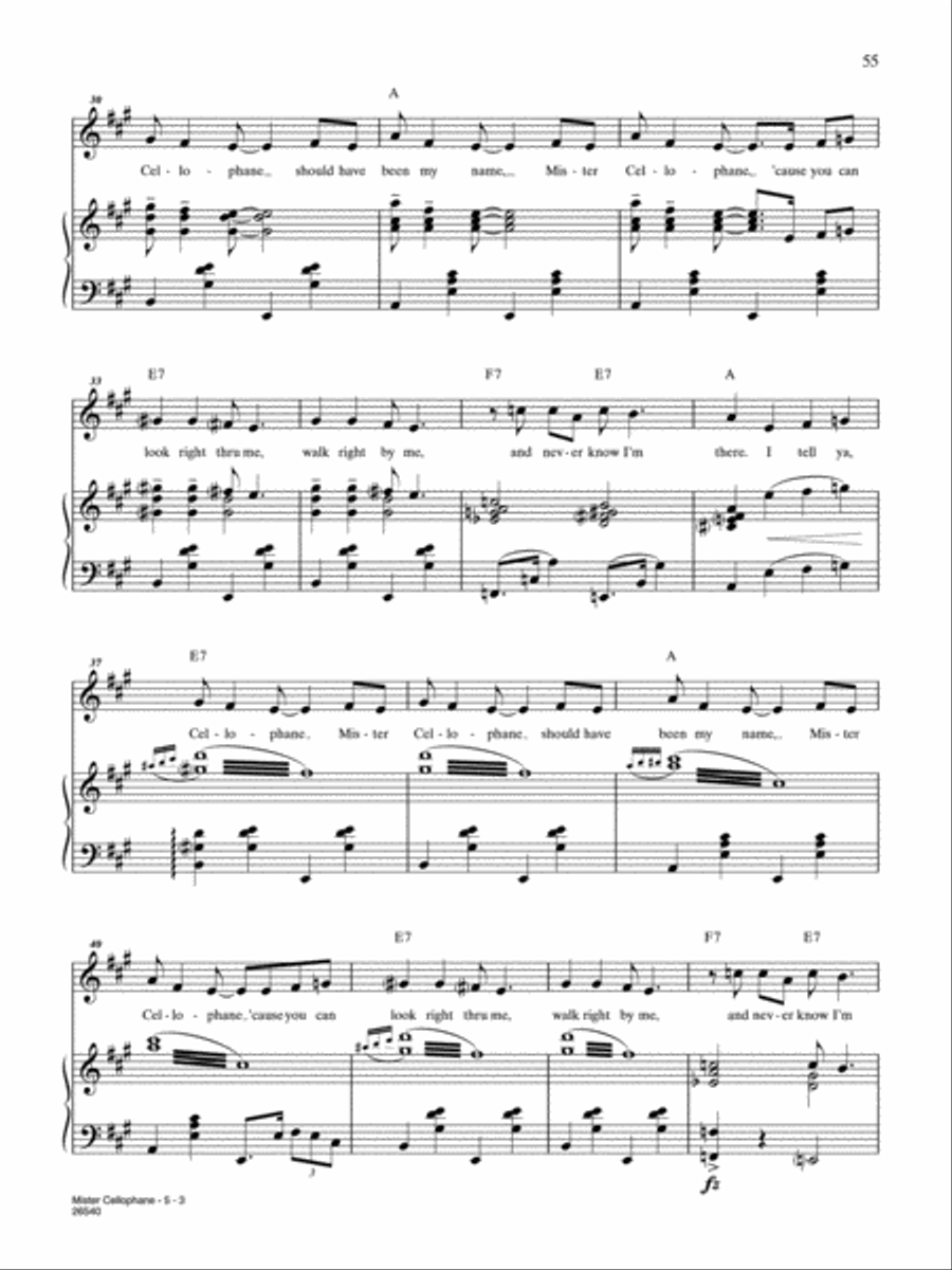 Mister Cellophane<BR>(From 