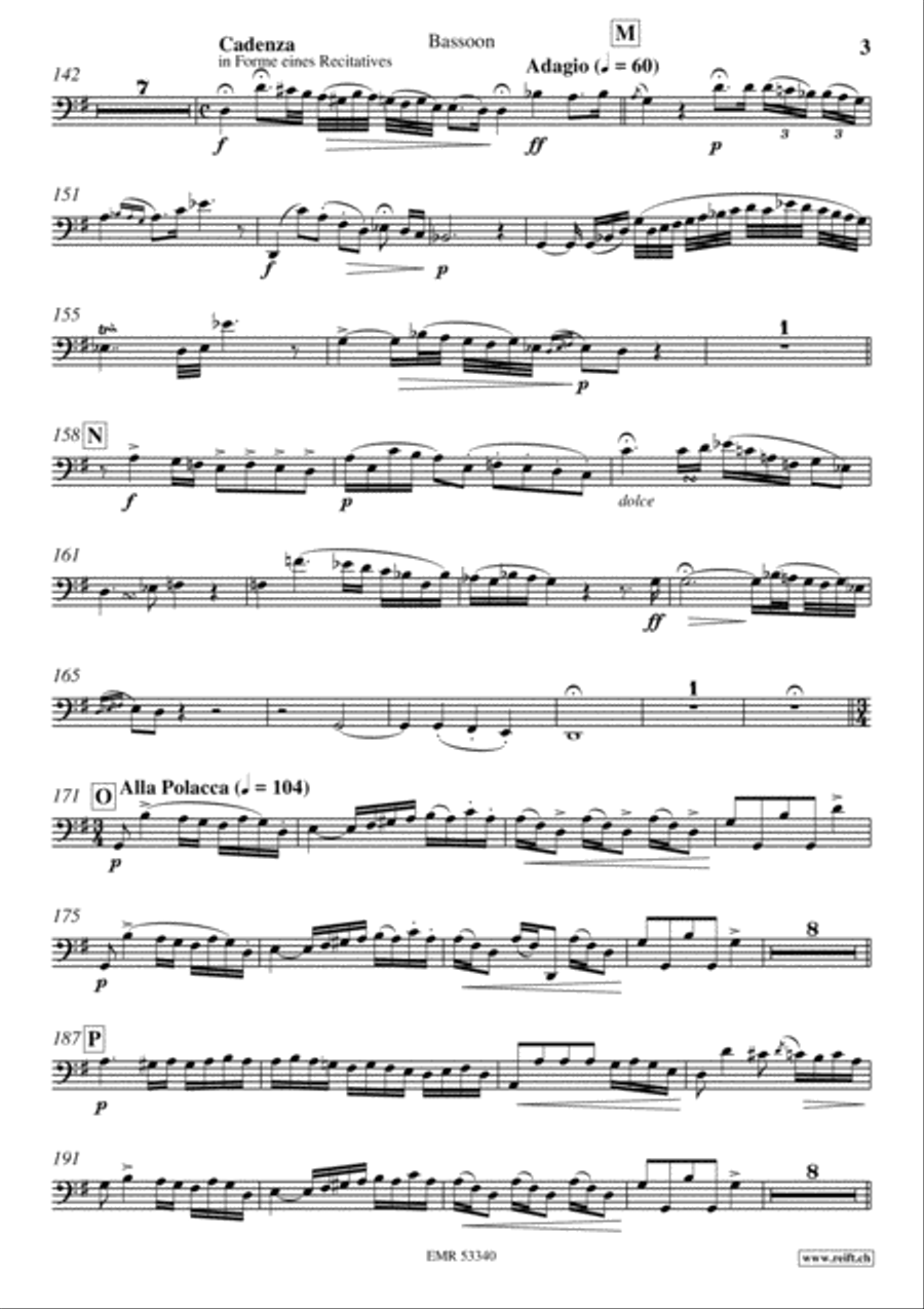 Concertino Bassoon Solo scores gallery preview page 4