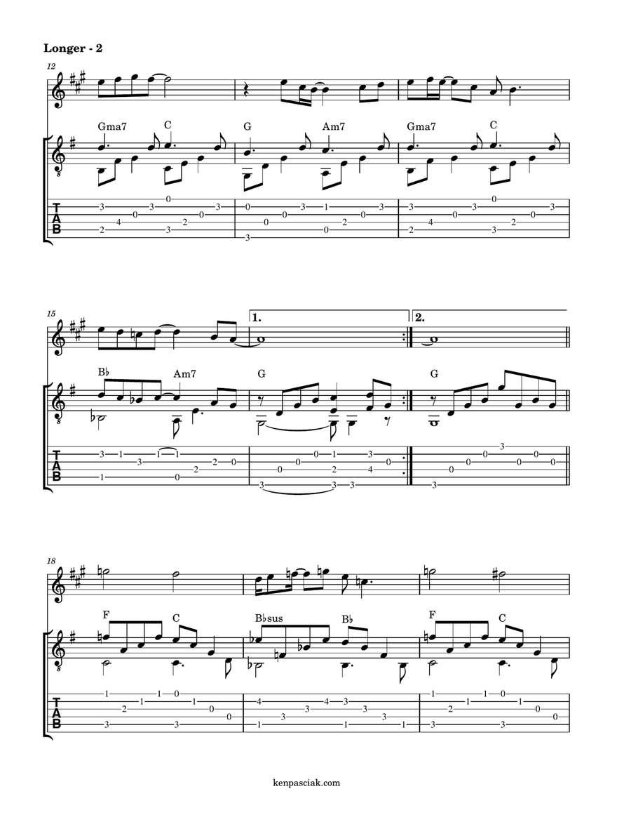Longer Clarinet scores gallery preview page 4