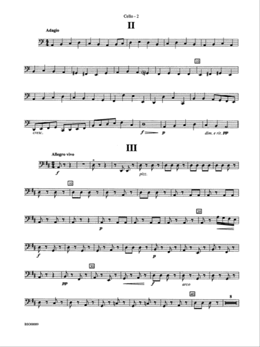 Queen Noor Suite: Cello String Orchestra scores gallery preview page 2
