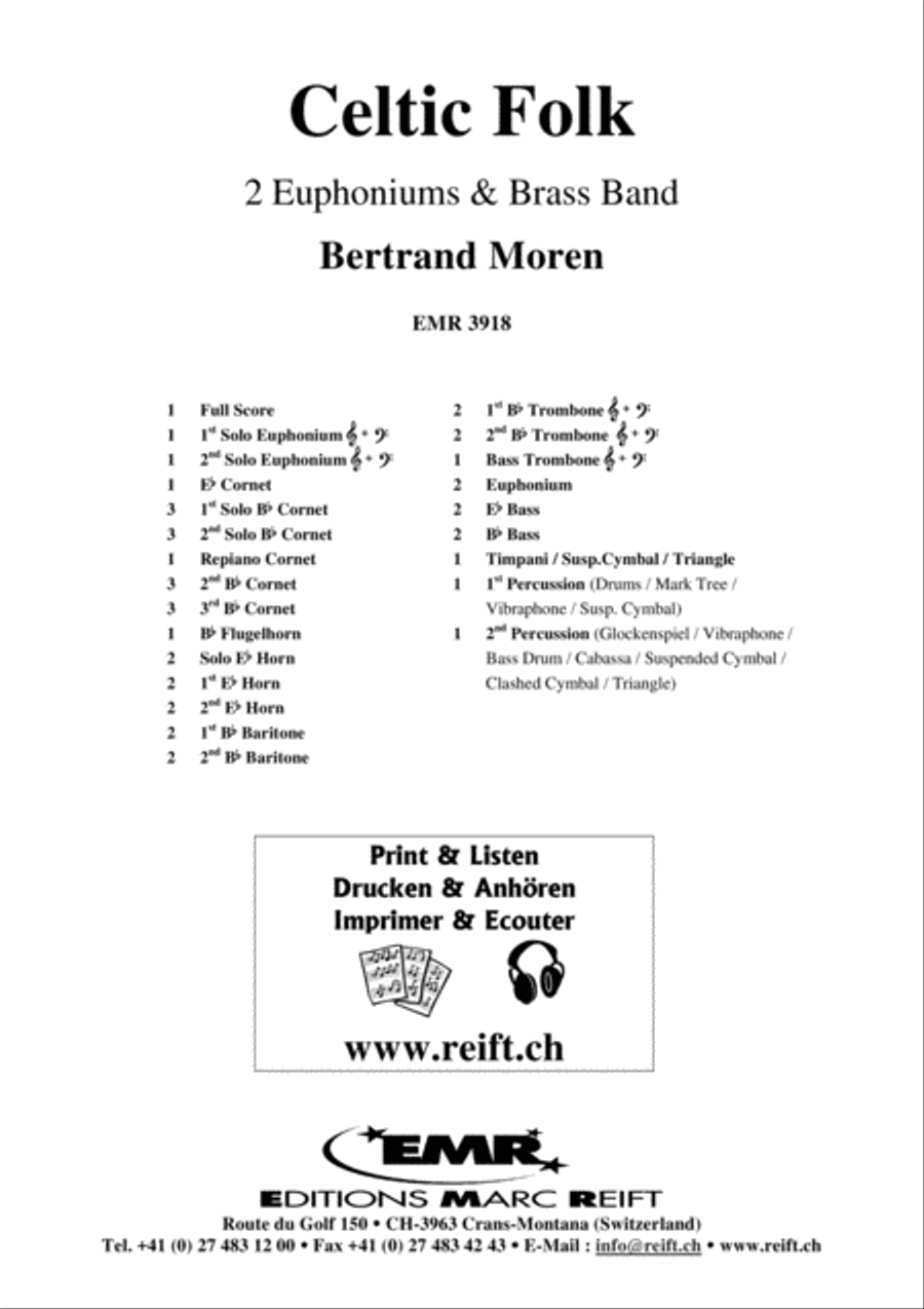 Celtic Folk Brass Band scores gallery preview page 2