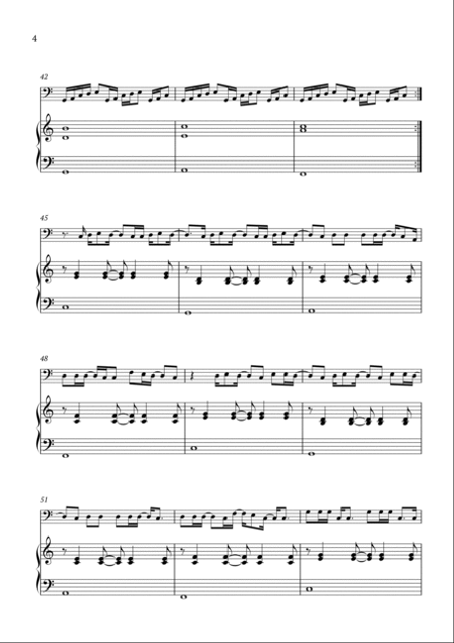 Champagne Problems Piano scores gallery preview page 4