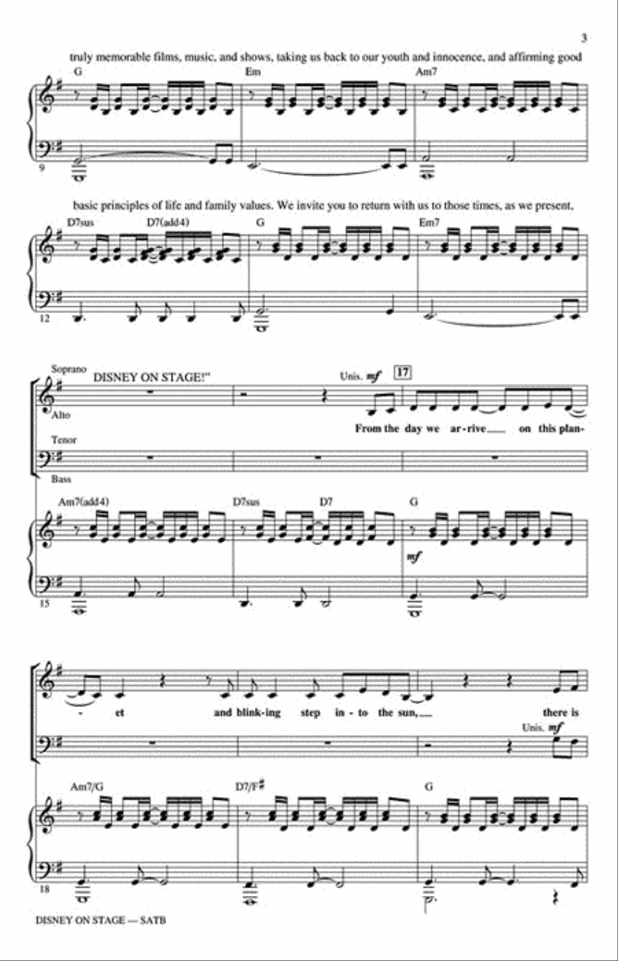 Disney on Stage Disney on Stage Show Choir scores gallery preview page 3