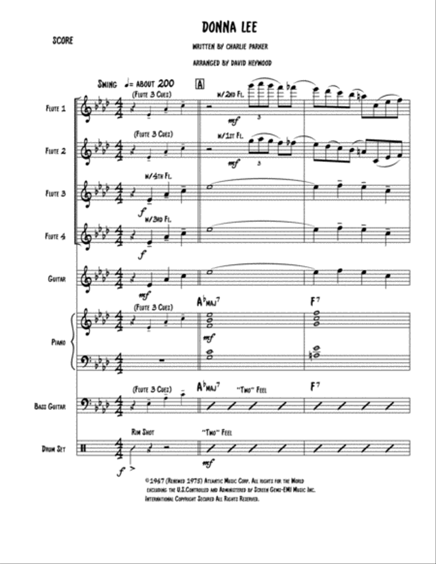 Donna Lee Large Ensemble scores gallery preview page 2