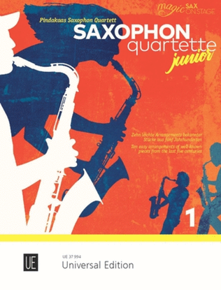 Book cover for Saxophone Quartet Junior