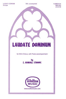 Book cover for Laudate Dominum (SSA)