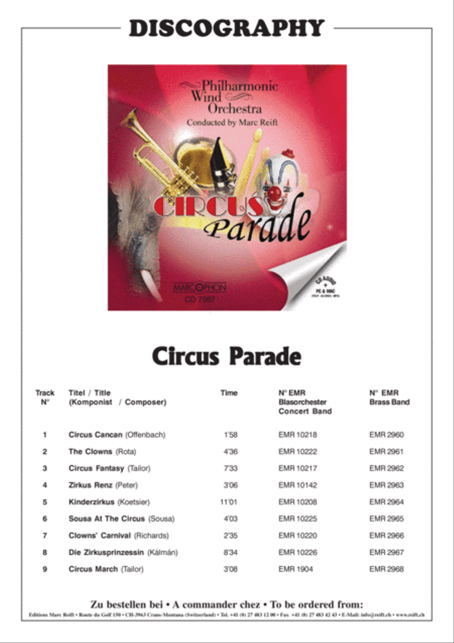 Zirkus Renz Brass Band scores gallery preview page 3