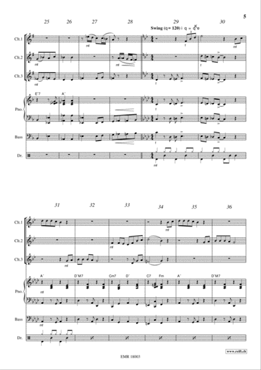 Yankee Doodle Clarinet scores gallery preview page 5