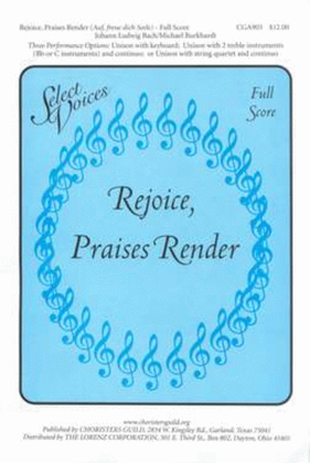 Rejoice, Praises Render - Full Score