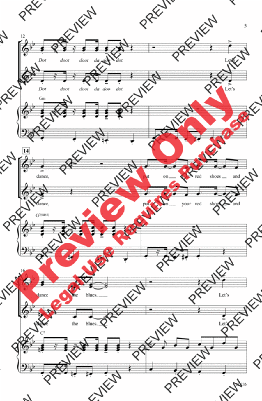 Let's Dance Women's Choir scores gallery preview page 5