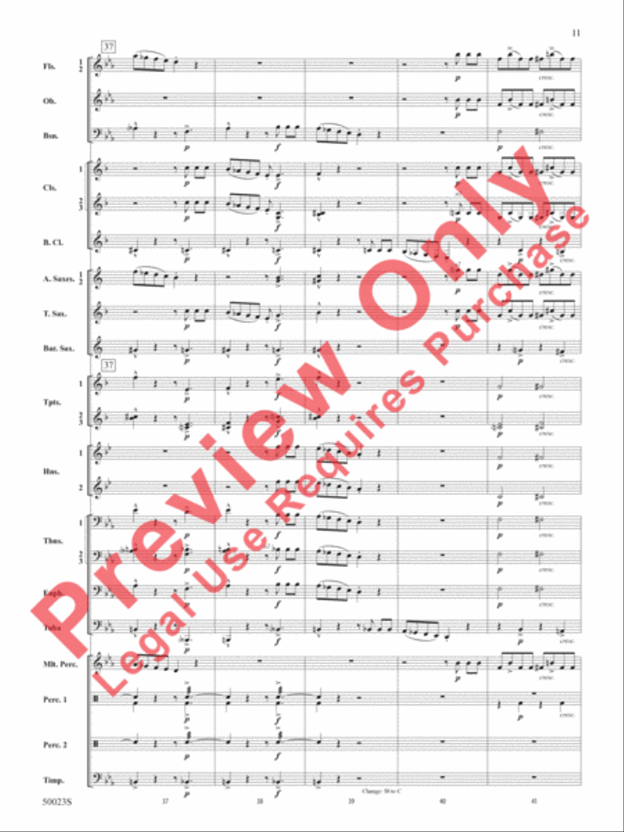 A New Orleans Nutcracker Suite Concert Band scores gallery preview page 12