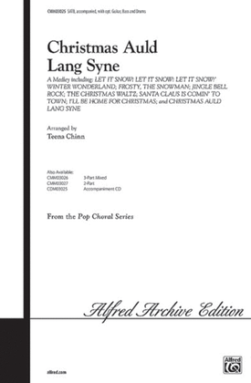 Book cover for Christmas Auld Lang Syne - SATB
