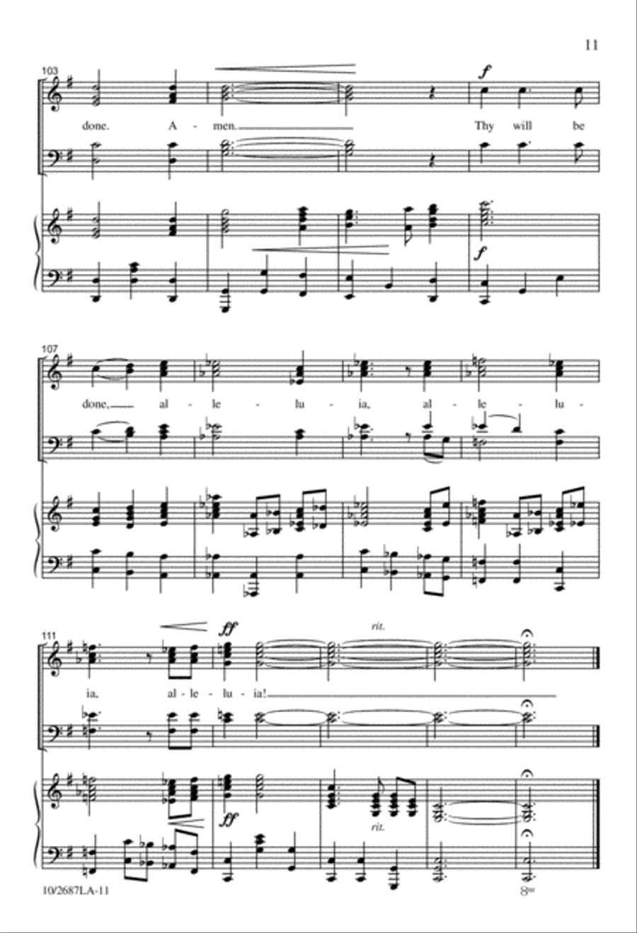 Come Thou Long-Expected Jesus Divisi scores gallery preview page 11