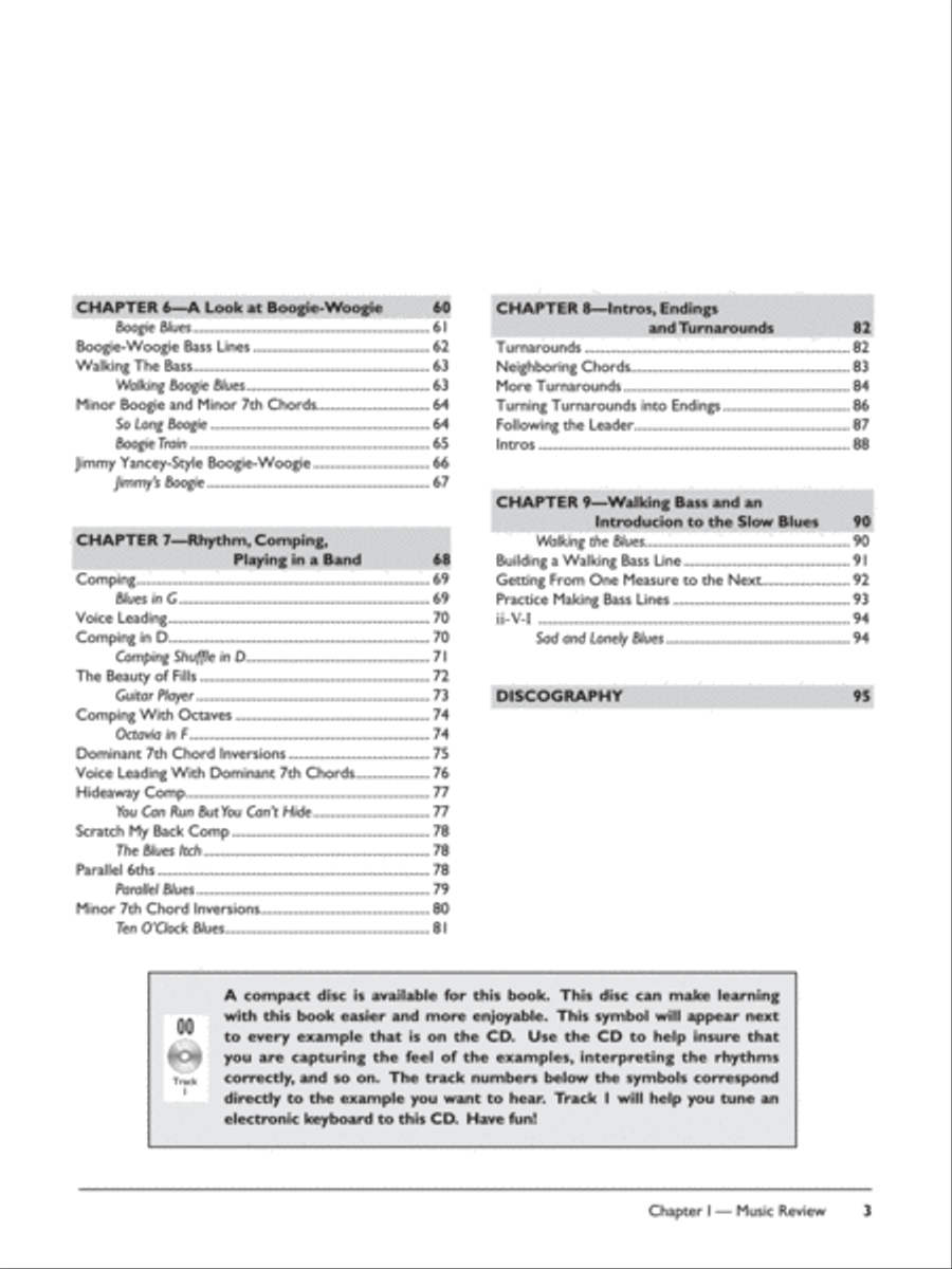 Complete Blues Keyboard Method Piano Method scores gallery preview page 3