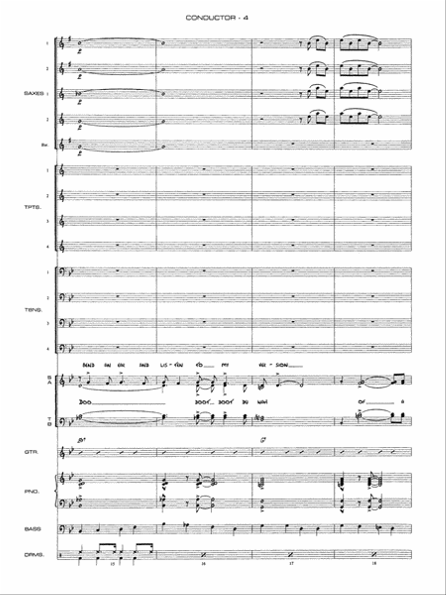 Chattanooga Choo Choo: Score Jazz Ensemble scores gallery preview page 6