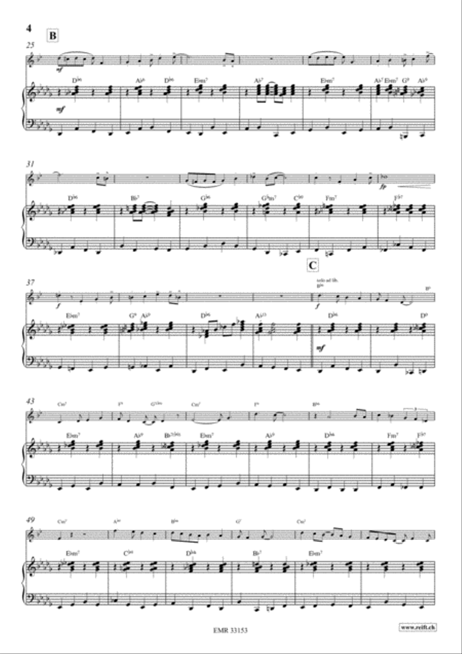 Four Golden Bells Piano Accompaniment scores gallery preview page 5