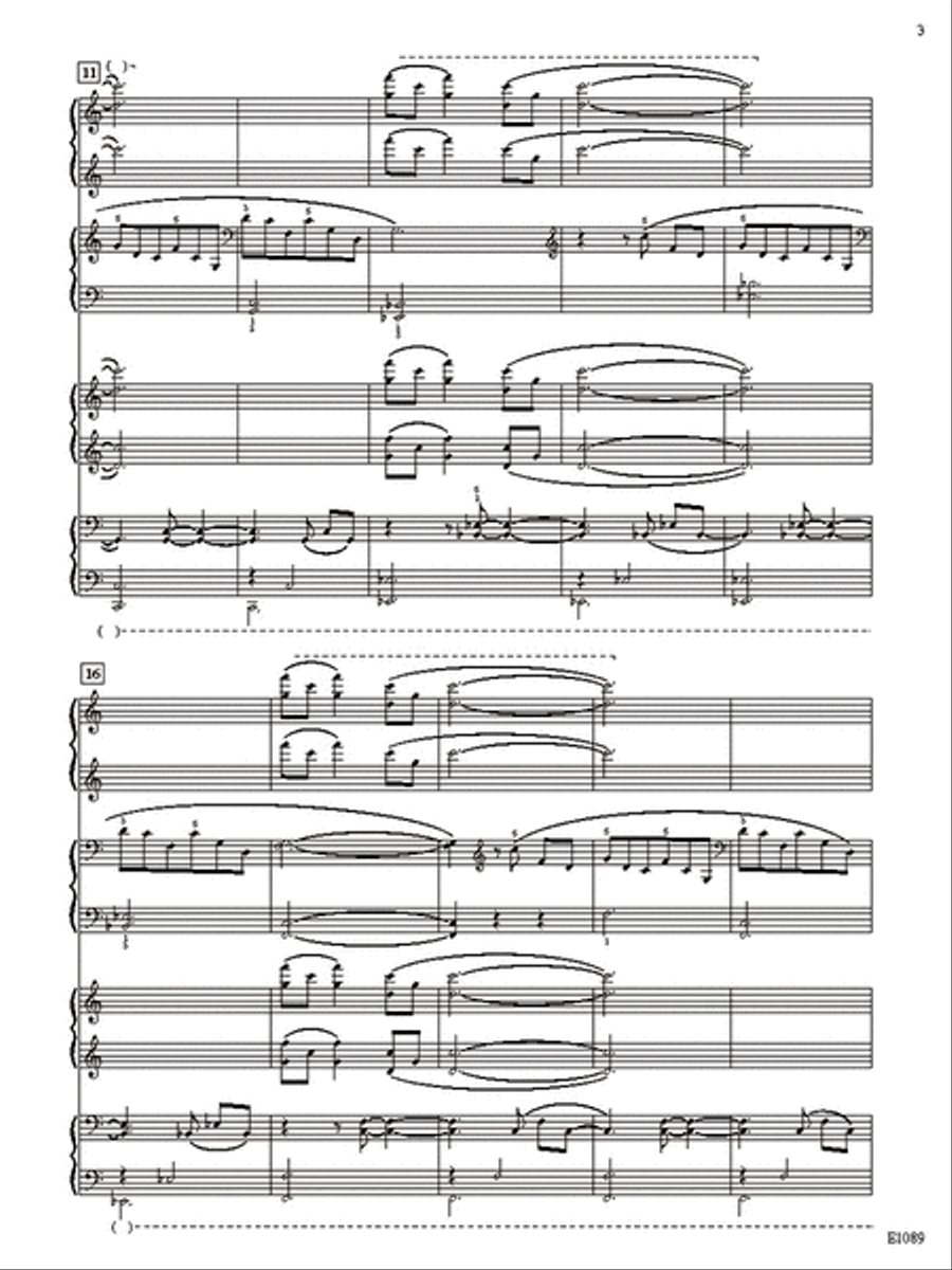 Prelude for a New Day (NFMC) Piano Quartet scores gallery preview page 4