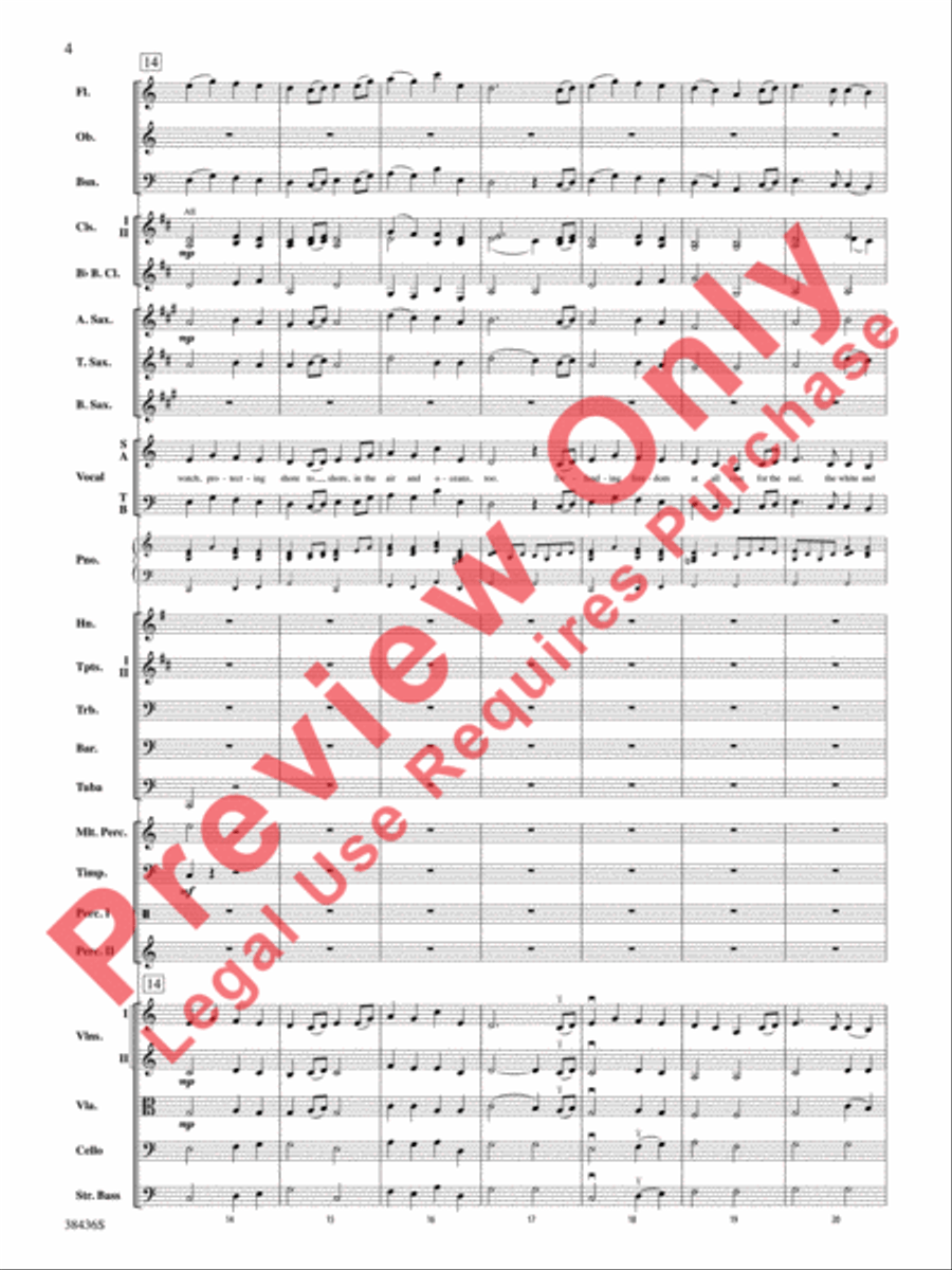 Thank You, Soldiers Full Orchestra scores gallery preview page 5