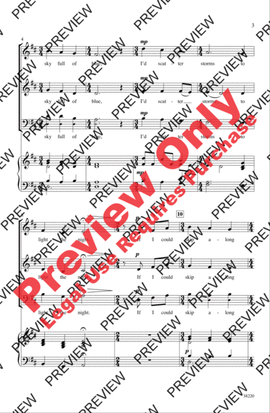 Dream with Me 3-Part scores gallery preview page 3