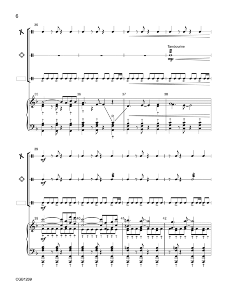 Voyages (Full Score) Percussion scores gallery preview page 6