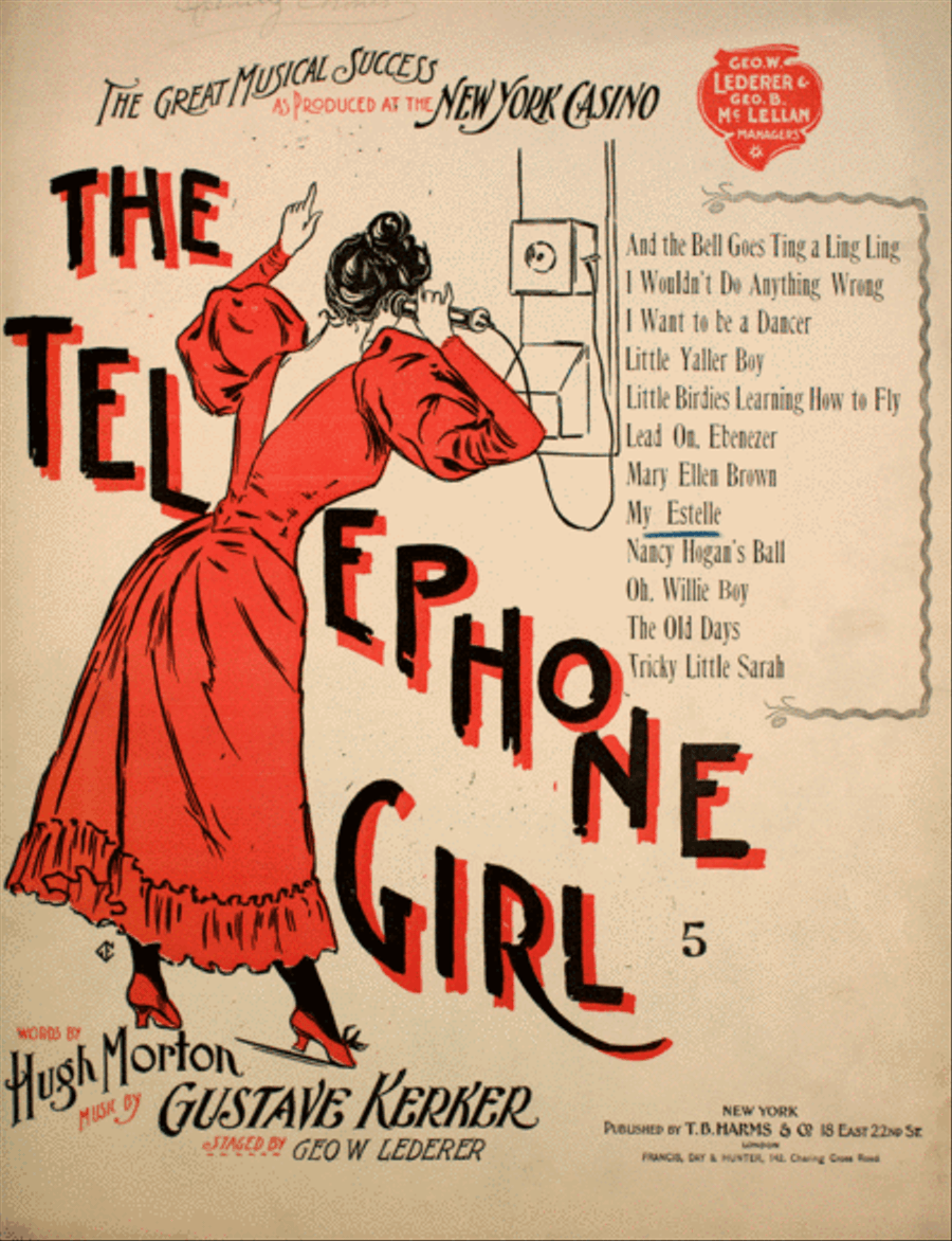The Telephone Girl. My Estelle Voice scores gallery preview page 1