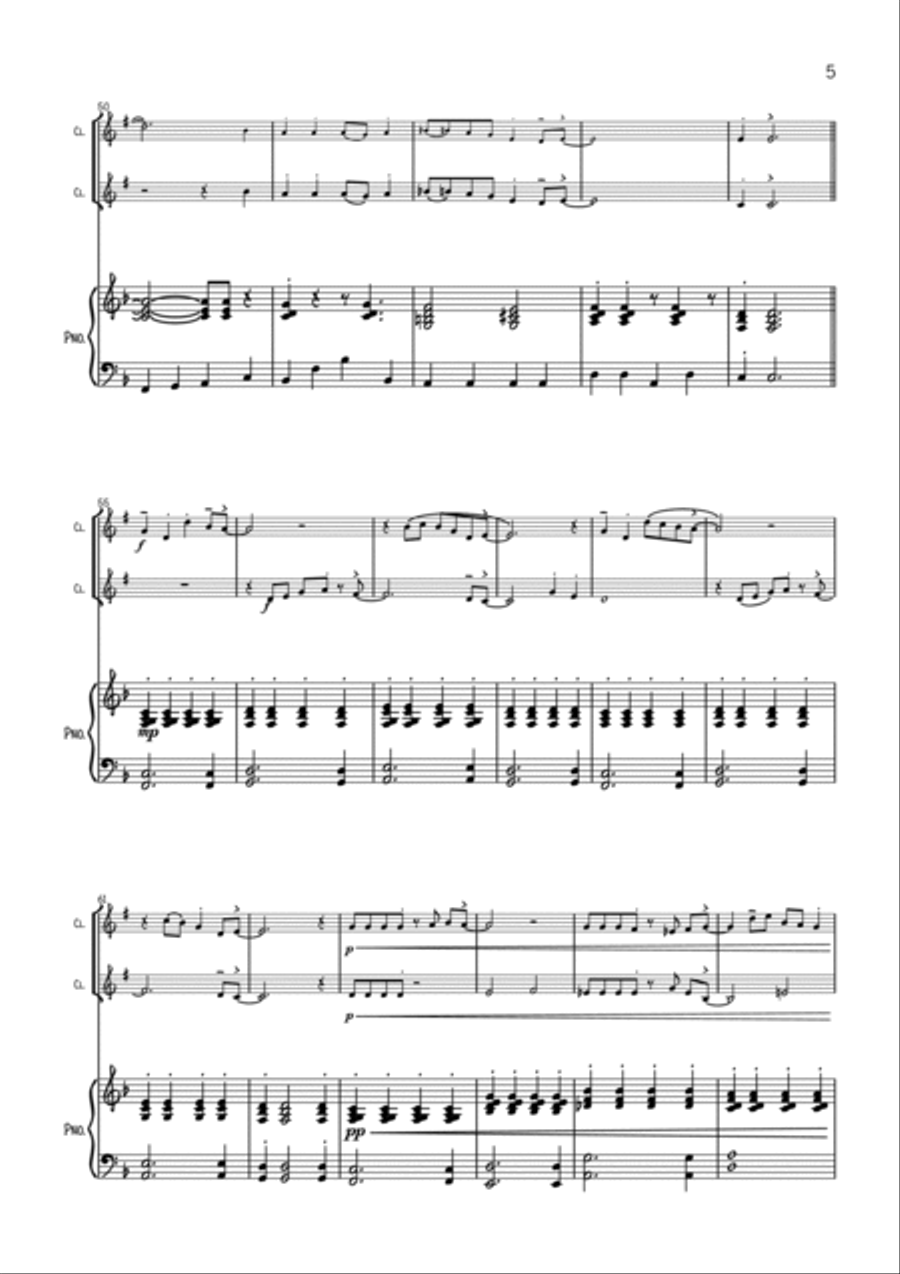 We Three Kings Woodwind Duet scores gallery preview page 5
