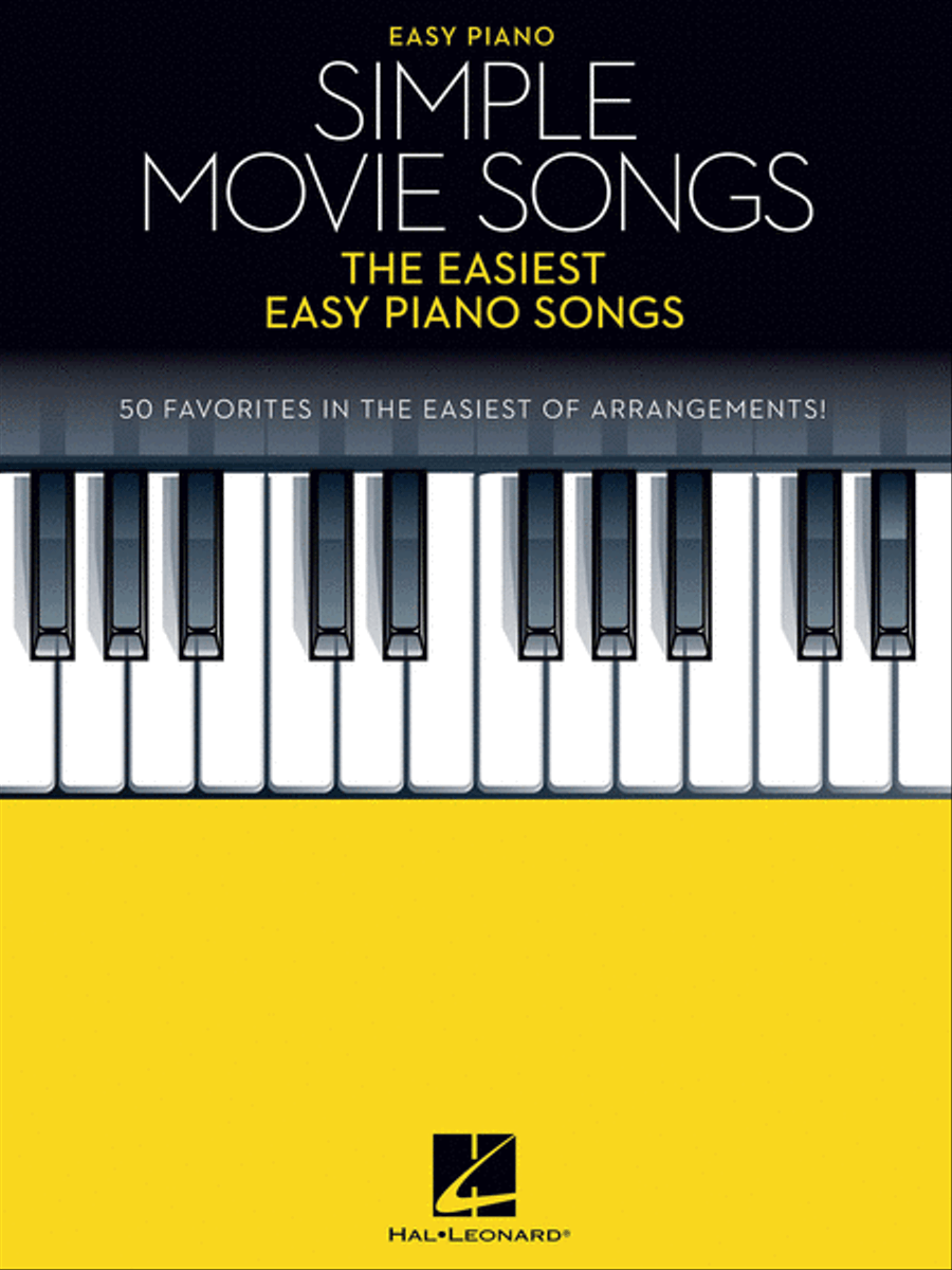 Simple Movie Songs Easy Piano scores gallery preview page 1