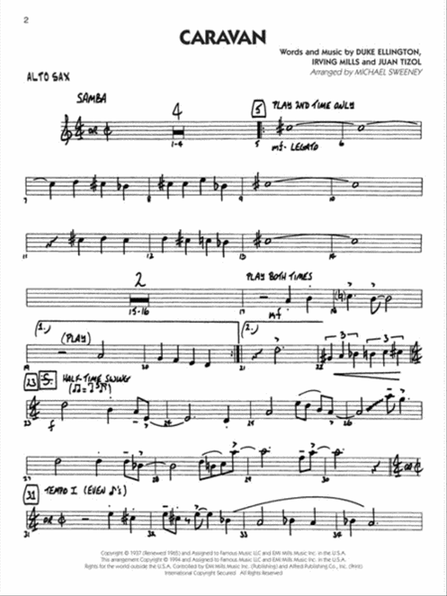 <br>Sheet music extract