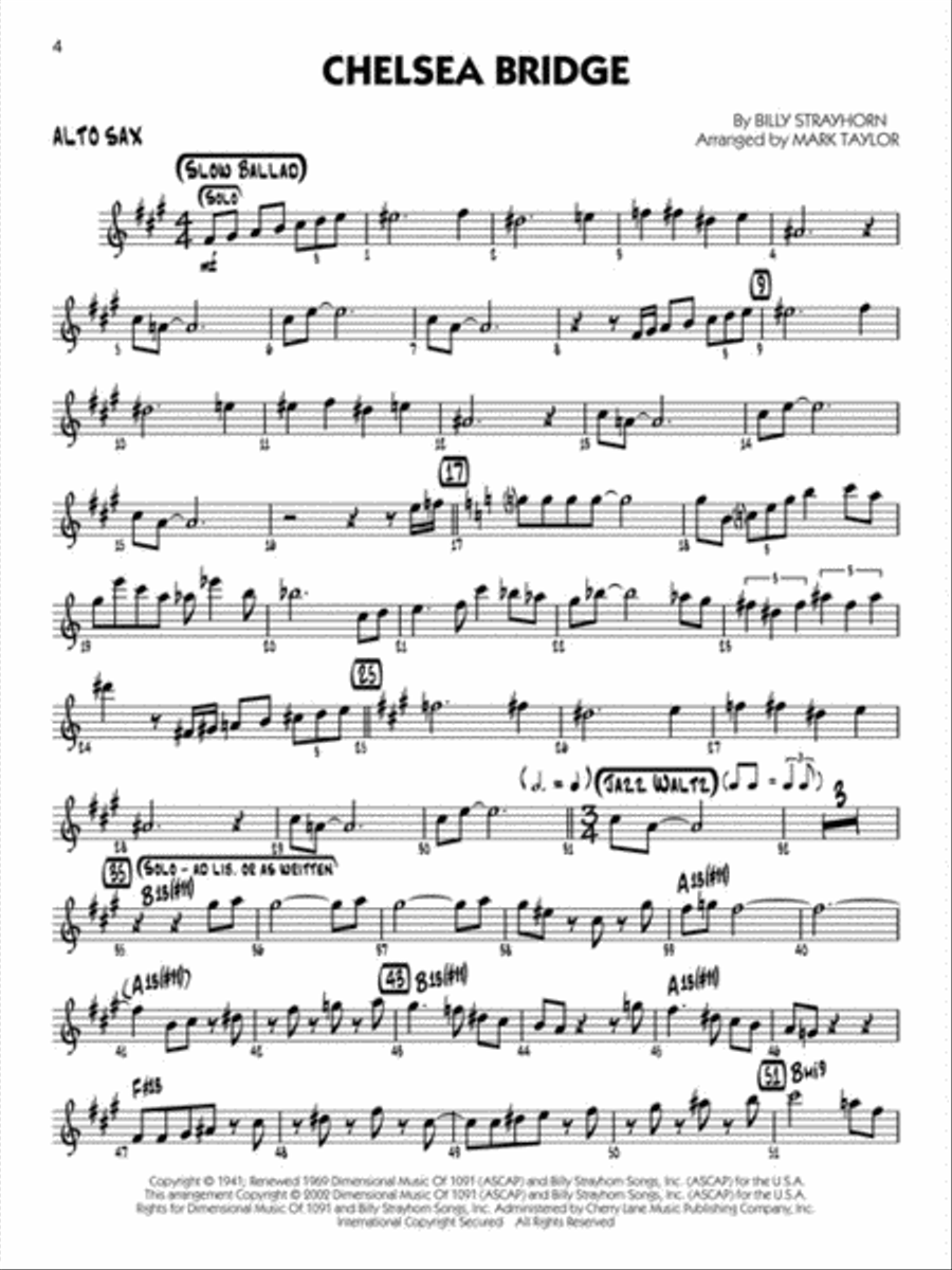 <br>Sheet music extract