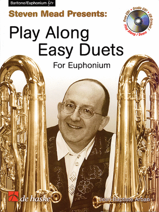 Book cover for Steven Mead Presents: Play Along Easy Duets for Euphonium