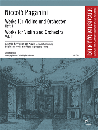 Werke fur Violine und Orchester Heft 2 (Skordaturstimmung)