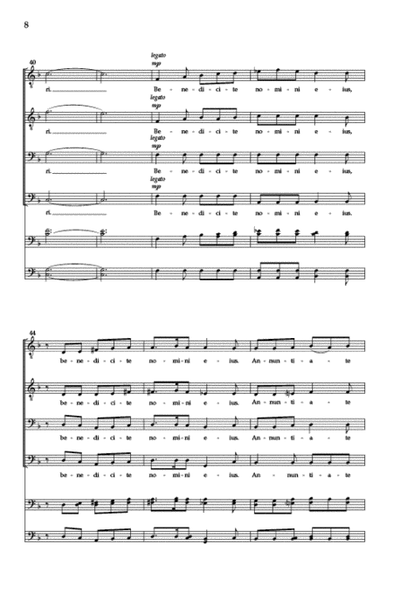 Cantate Domino (TTBB) image number null