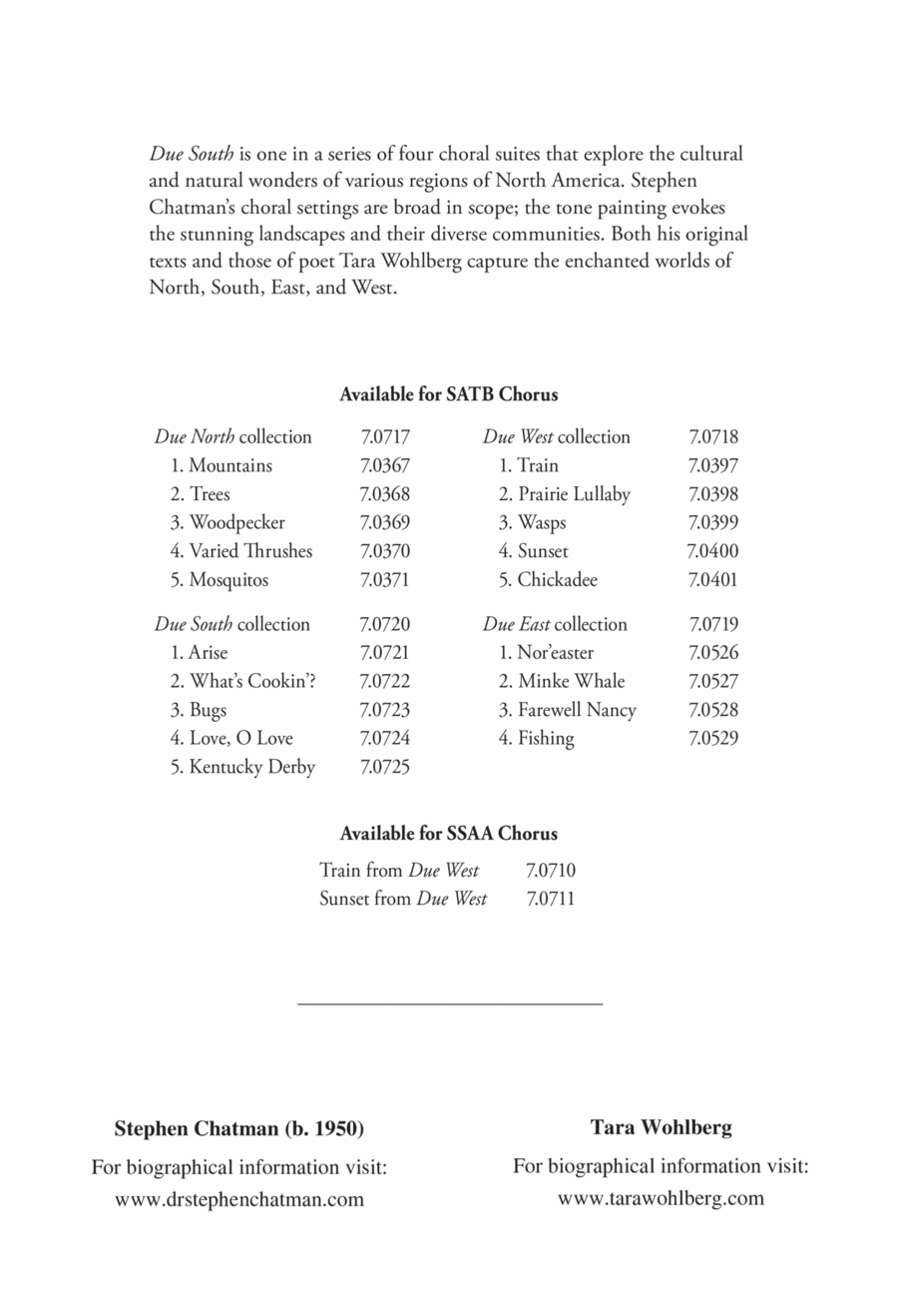 Due South: 2. What's Cookin'? 4-Part scores gallery preview page 1