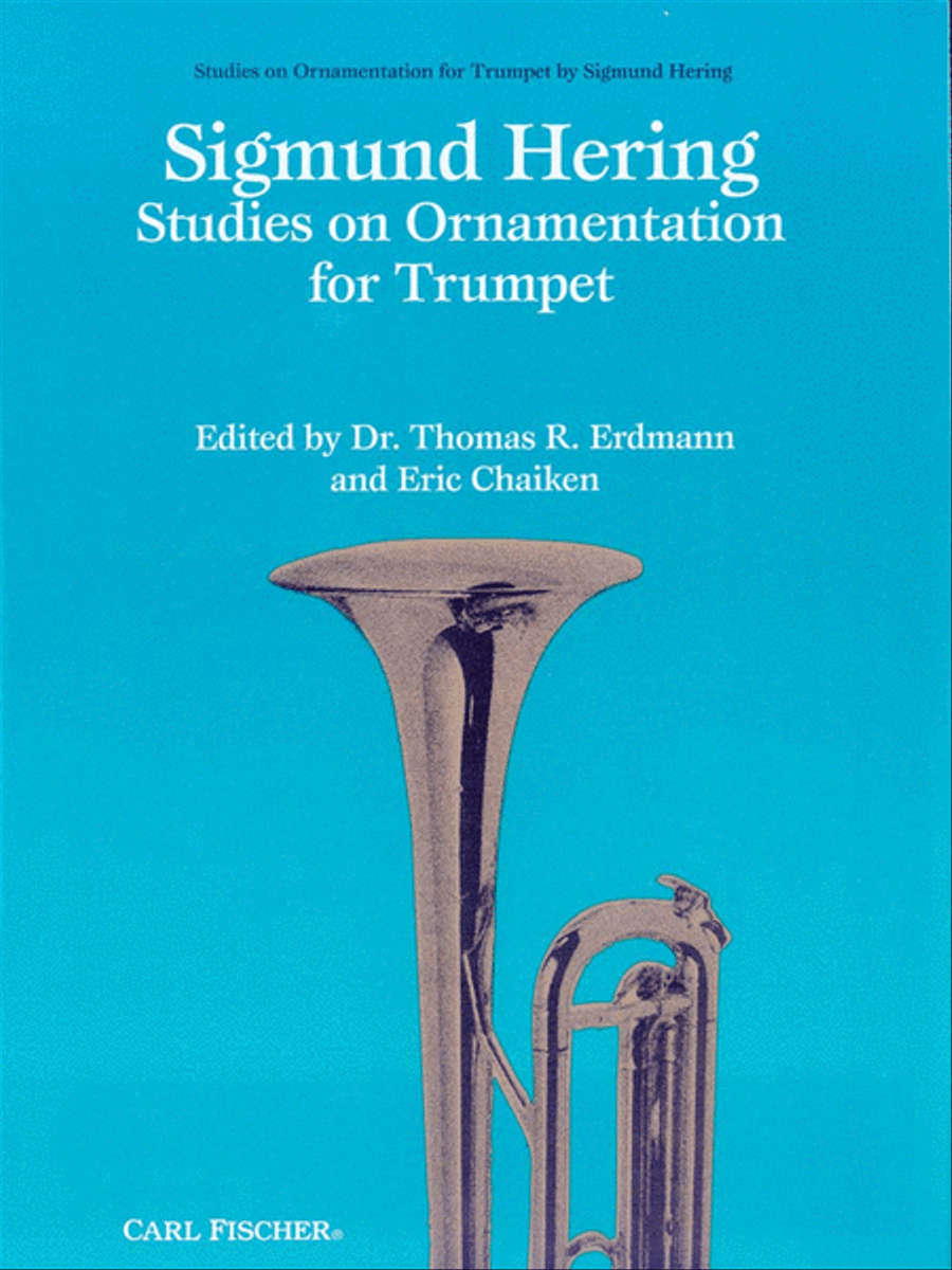 Sigmund Hering - Studies on Ornamentation for Trumpet Trumpet scores gallery preview page 1